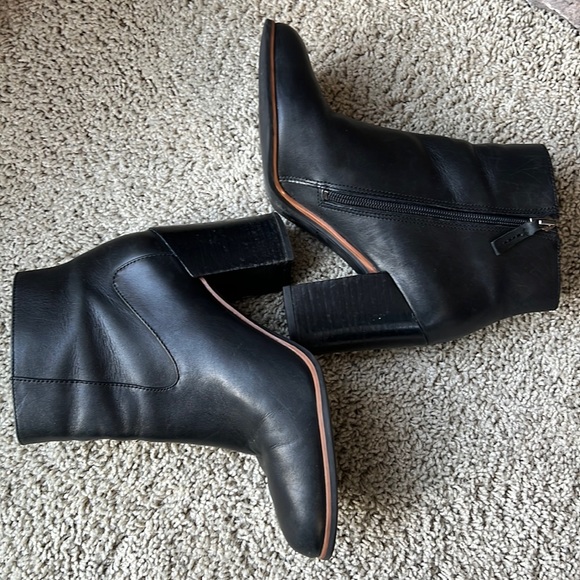 Franco Sarto Black Ankle Boots Booties 8.5 - Picture 12 of 15
